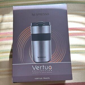 NEW Nespresso Vertuo Stainless Steel Travel Mug 18 ounces Konstantin Grcic